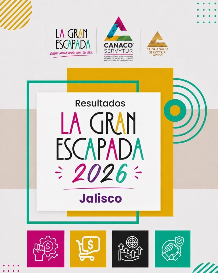 La Gran Escapada deja derrama de 3,206 millones de pesos en Jalisco 1 Cartel de la campaña La Gran Escapada Jalisco.