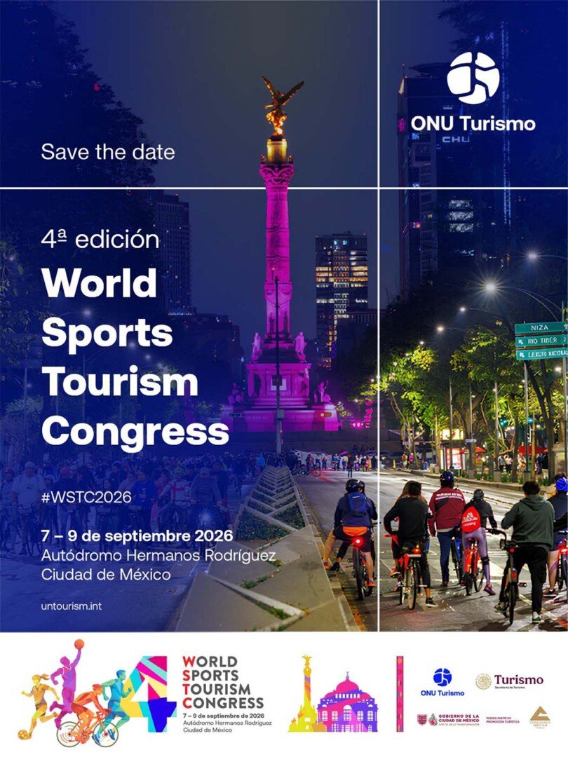 Poster del 4o Congreso Mundial de Turismo Deportivo WSTC