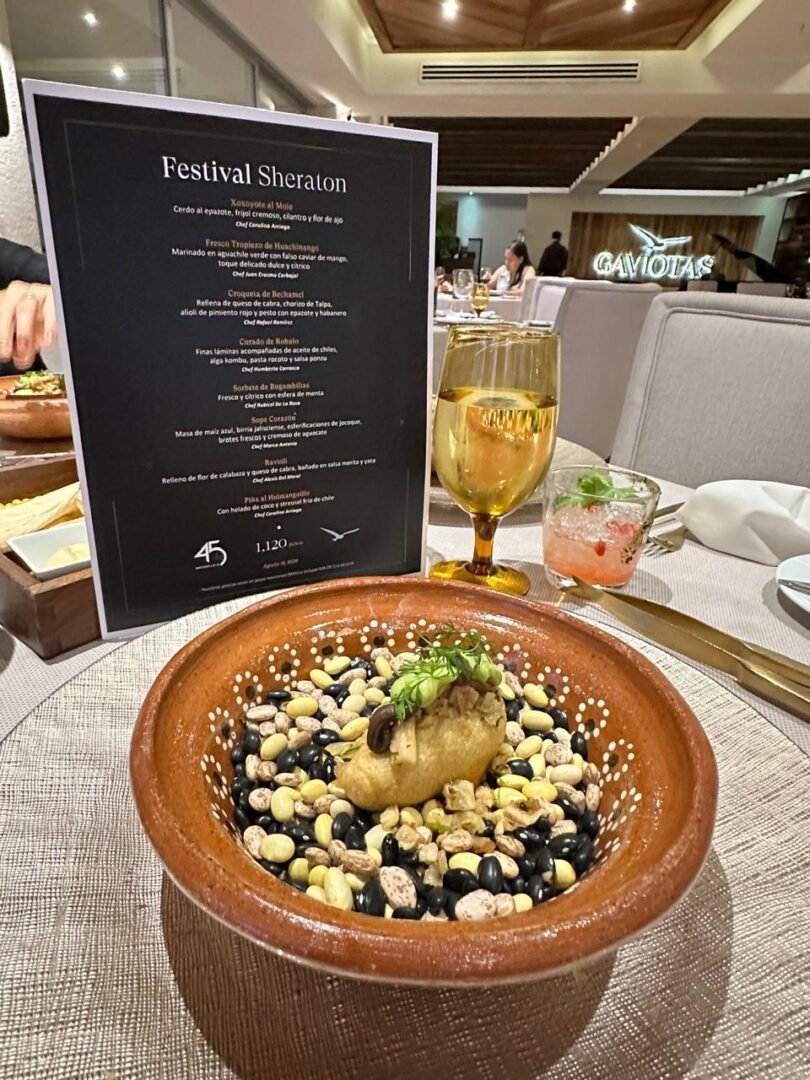 Festival Sheraton: una noche para celebrar la cocina y la hospitalidad de Gaviotas 1 Menú del Festival Sheraton en el restaurante Gaviotas.