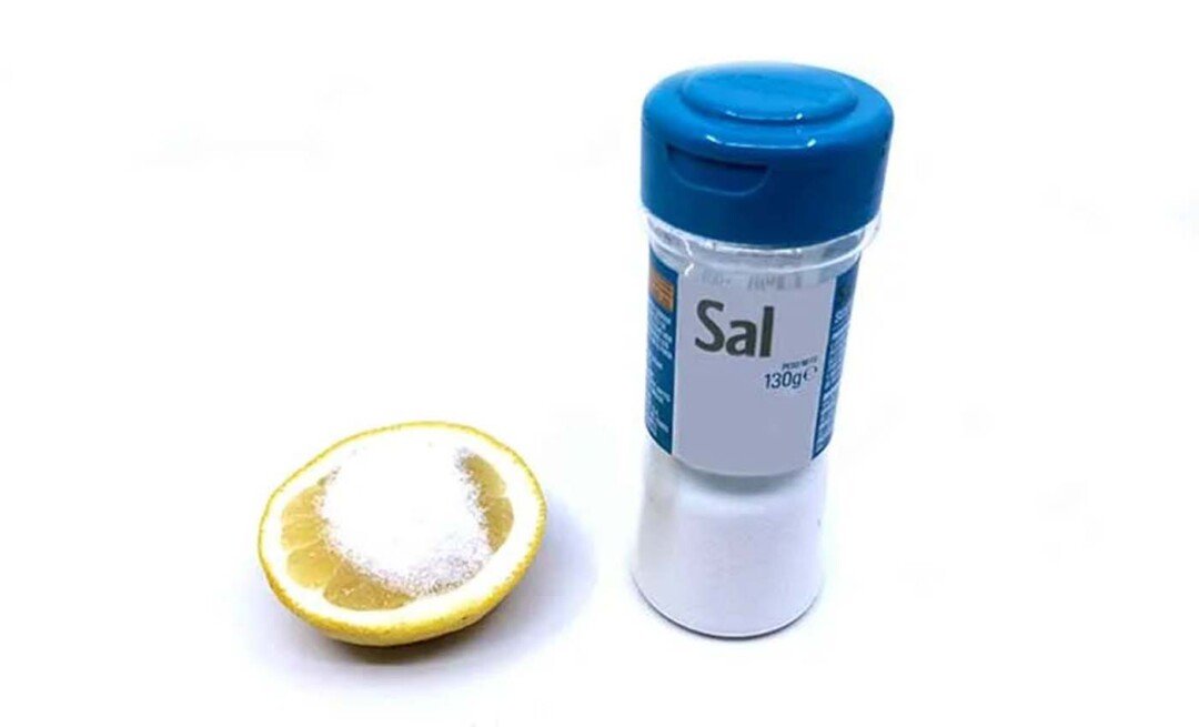 limpiar joyas plata limon sal