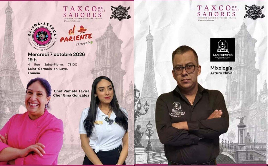 Taxco de Mis Sabores se presenta en París 4 cartel 04
