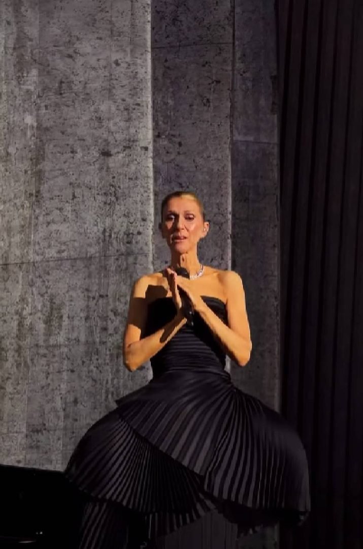 Céline Dion vuelve a los escenarios en París y conmueve al mundo tras seis años de ausencia 1 La cantante canadiense Céline Dion abrió el espectáculo en la Plenitude Arena, en Nanterre, con “On Ne Change Pas”.